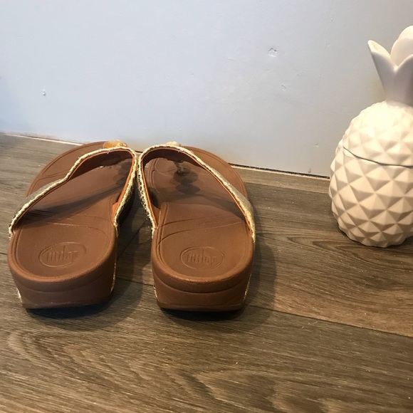 FitFlop Petra Sandals - Pale Gold - Picture 5 of 8